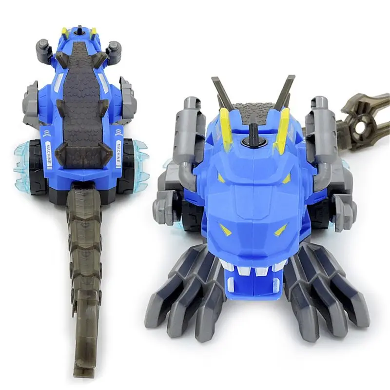 New Dinosaur Spray Toy Car With Light Music Boys Toy Kids Gift Play Vehicles 4