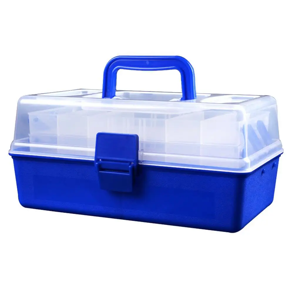 

Multi Layer Waterproof Outdoor Fishing Tackle Box Strong Corrosion Resistant Storage Case Portable Fishing Gear Storage Box