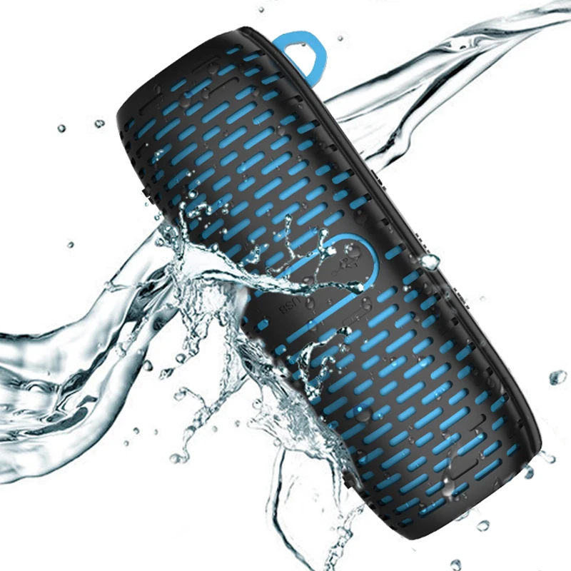 Waterproof Mini Bluetooth Low Speaker Portable Outdoor Stereo Wireless Column Support TF FM USB AUX | Электроника