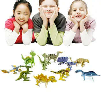 

Children 3D Puzzle Model Toy Early Education Toy 8CM*5.8CM Thickness 1mm Children's Educational Toys Family Games Various Shapes