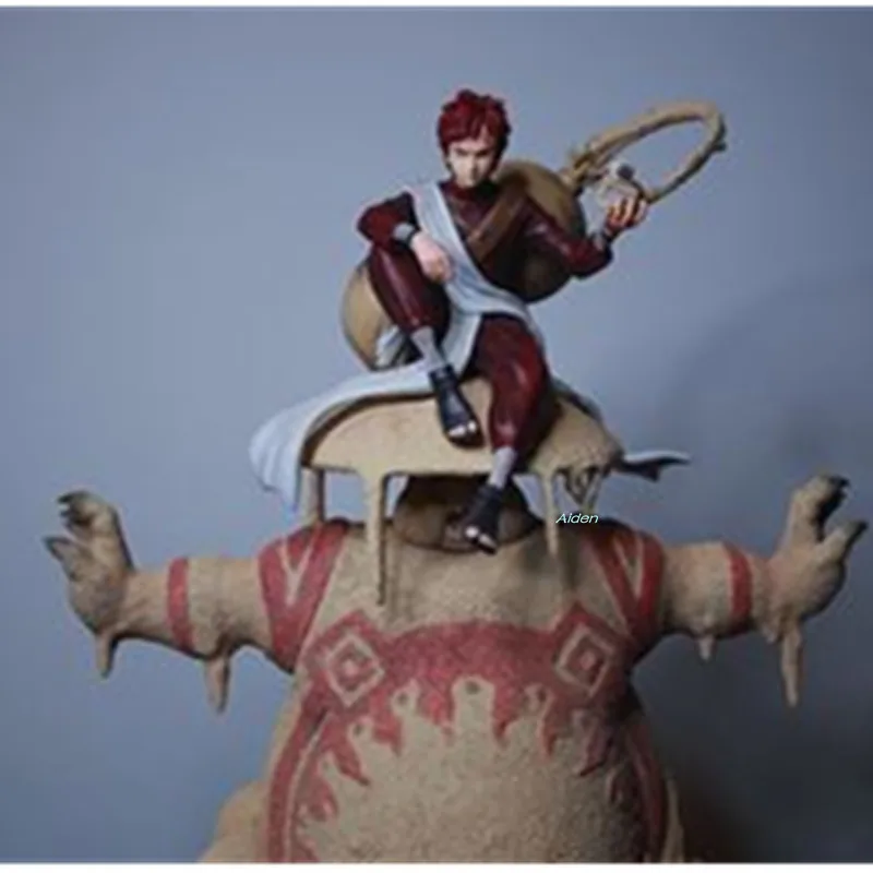 1" Наруто статуя Kazekage Gaara защитный щит бюст повязка на голову Sabaku no Gaara полная длина портрет GK модель игрушки коробка 40 см Z2719