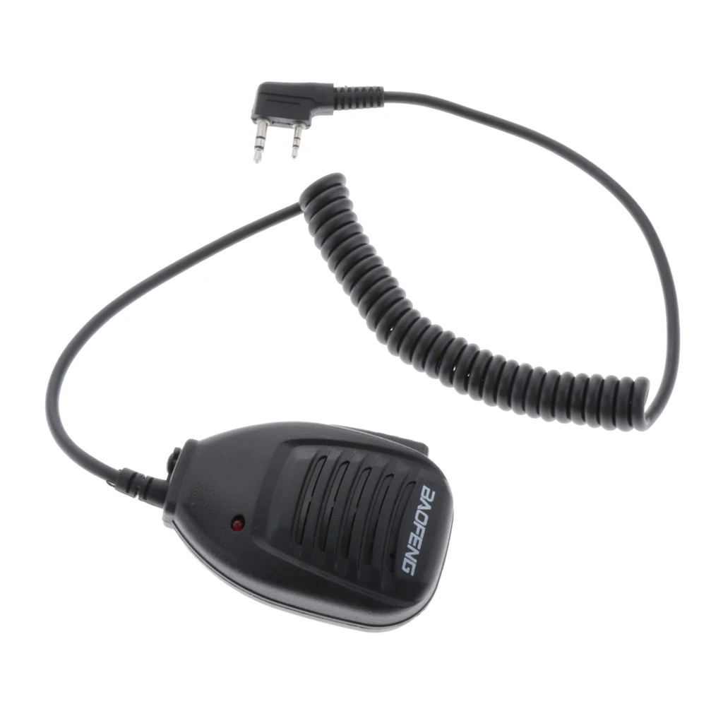 Baofeng Radio Speaker Mic Microphone PTT for Portable Two Way Radio Walkie Talkie UV-5R UV-5RE UV-5RA Plus UV-6R UHF VHF