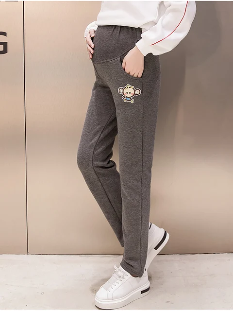 여성 임산부를 위한 레깅스, 따뜻한 바지