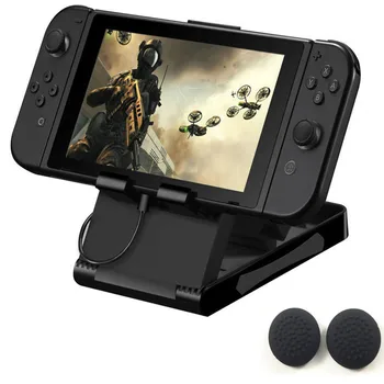 

Switch Accessories Playstand Desktop Stand For Nintendo Switch NS Game Console Holder Adjustable Angle Foldable Base Bracket