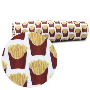 

50*140CM 4 ways Stretch Knit Fabric Patchwork Printed Fabric for Tissue Kids Home Textile for Sewing Doll Cloth Girls,c10072