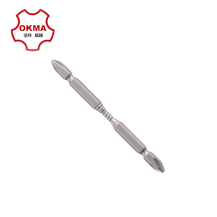 

Okma Industrial Grade Screwdriver Head Manufacturers Direct Selling S2 Taiwan Strong Magnetic Wind Approved Double Headed Cross