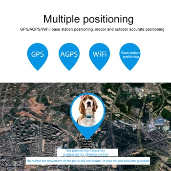 

Locator Dog Positioning Anti-Lost Device 4G Waterproof Mini GPS Pet Tracker 4G LTE 3G Wideband With Free APP