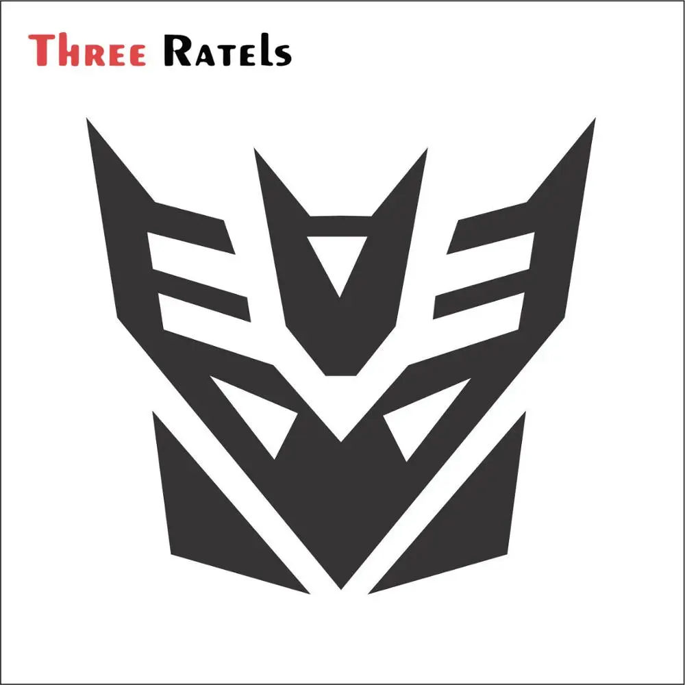 Three Ratels FD48 Cool DECEPTICON забавная Светоотражающая наклейка на автомобиль велосипед