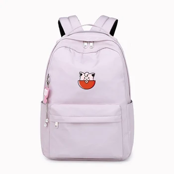 

Poke Ball Jigglypuff Pikachu Bulbasaur School Soulder Bag With Tassel Backpacks Female Notebook Bags For Girls Knapsack