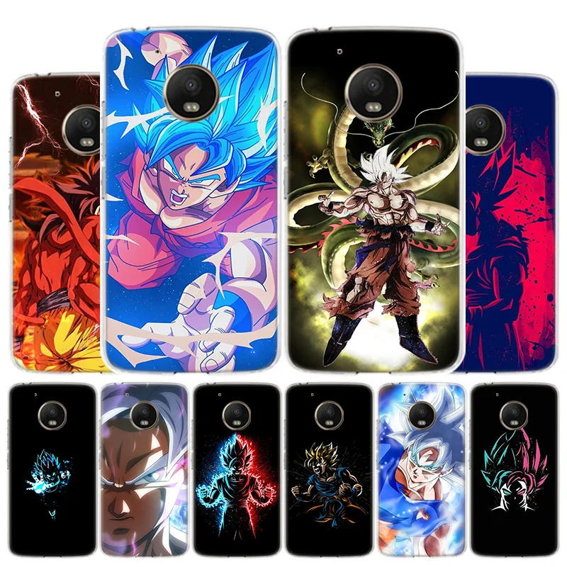 Dragon Ball Dragonball Z Goku Phone Case For Motorola Moto G8 G7 G6 G5S G5 G4 E6 E5 E4 Plus Play Power One Action X4 Cover Coque