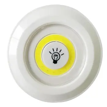 

LED COB Night Light Dimmable Battery Touch Wireless Remote Control Bedroom Ceiling Wardrobe Wide Irradiation Lighting