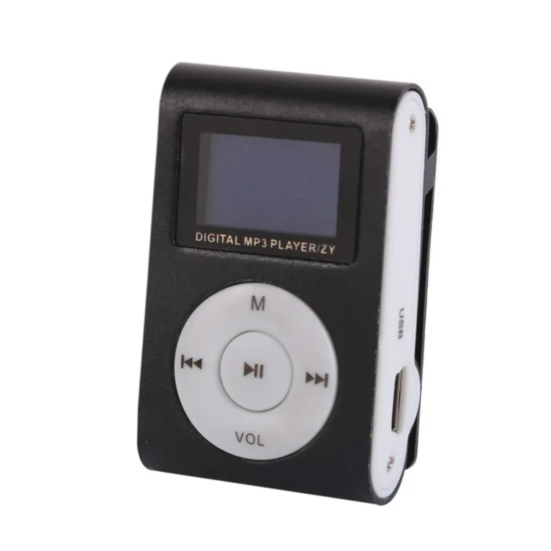 Мини MP3-плеер ЖК-экран поддерживает 32 ГБ Micro SD TF элегантный дизайн мобильных флэш-накопителей спортивного типа 5 цветов