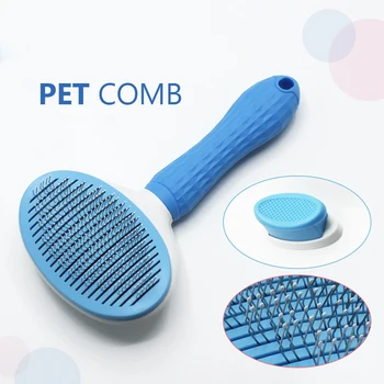 

Hair Removal Dog Comb Beauty Styling Cat Comb Automatic Self-cleaning Needle Comb Pet Dog Hair Grooming Brush