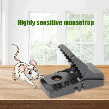 

Newly Reusable Rat Catching Mice Mouse Traps Mousetrap Spring Rodent Catcher TE889