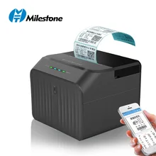 

Milestone New Mini Desktop Pos Label/Receipt Thermal Printer 2inch /58mm Bluetooth Impressora Express Barcode принтер Impresora