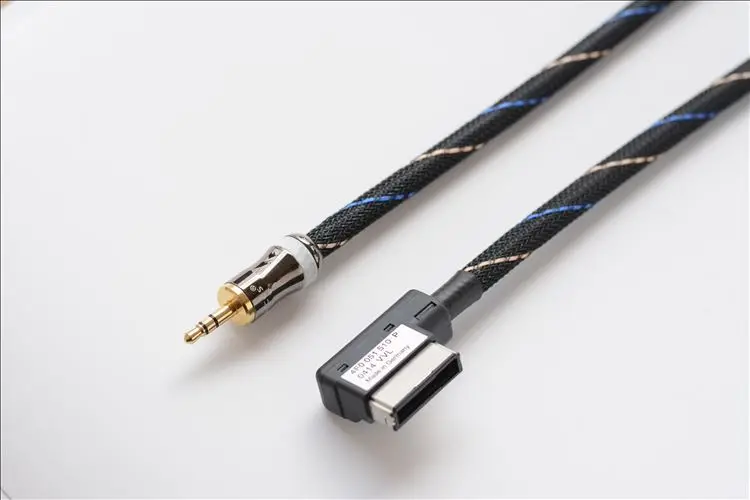 하이파이 우수한 AMI AUX 케이블, 아우디 MMI 2G 3G, 폭스바겐 스코다 음악 인터페이스 MMI MDI 3.5mm 잭, MP3 A6 A4 A8 Q5 Q7 S5 A5 A1