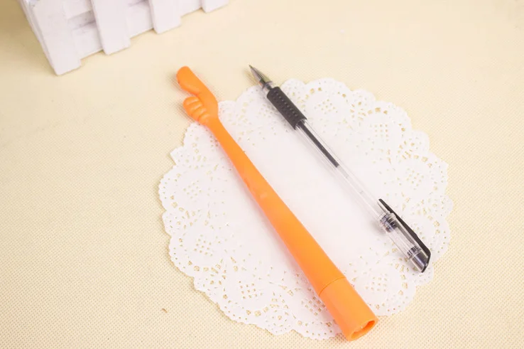 Гибкая шариковая ручка на палец, can ben Cute Expression Pen, 100 шт./лот, 0,5 мм, ручка для ручного жеста, шариковая ручка, канцелярские товары BP026