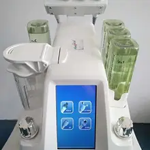 Самая популярная косметическая машина RFmicro-bubble Вода Кислород 4 в 1 уход за кожей лица Вода Кислород пилинг Корея Аква пилинг машина