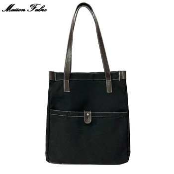 

Maison Fabre Women's 2020 New Fashion Wild Corduroy Large Capacity Shoulder Bag Casual Bags Mobile Phone Bag