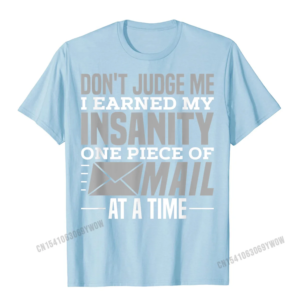 Crewneck Casual 100% Cotton Student T Shirts Personalized Short Sleeve Tops Shirt Plain Family T-Shirt Wholesale Funny Postal Worker Outfit for a Mailman T-Shirt__1173 light