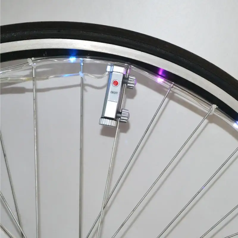 20 светодиодный фонарь для велосипеда, светильник для горного велосипеда, лампа для велосипеда со спицами, Аксессуары для велосипеда
