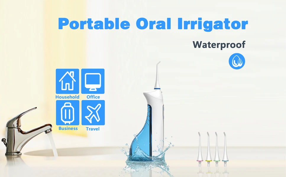 Lachen W3 ирригатор полости рта перезаряжаемый стоматологический беспроводной набор флоссов для зубов душ 220 мл резервуар для воды IPX7 водонепроницаемый для взрослых и детей