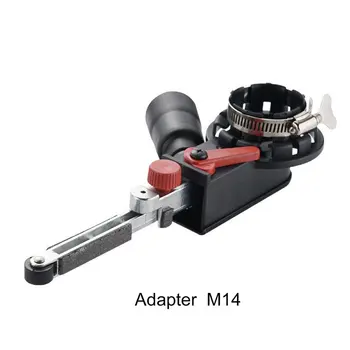 

Electric Angle Grinder Mini Sander Sanding Belt Adapter Bandfile Belt Head Sander For 115mm 4.5" And 125mm 5" With M10/M14