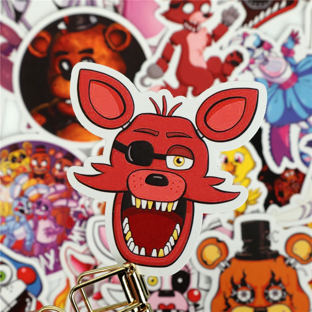 30 шт./компл. Foxy пять ночей у Фокси» из мультфильма для мальчика с рисунками зверей из мультфильмов Бумага Стикеры s украшения DIY Ablum наклейки для дневника Скрапбукинг этикетка стикер для канцелярских товаров