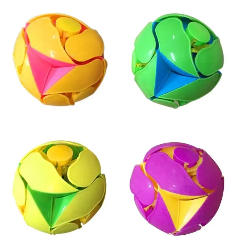 8 см круглый шар головоломка деформация разборка Творческая 3D Головоломка духовное образование игрушки для детей случайный цвет