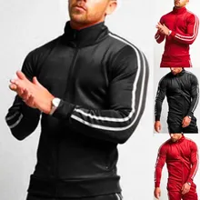 Мужская Новая мода для отдыха осень сплайсинга печати Толстовка Топ спортивный костюм сплайсинга печати Толстовка Топ спортивный тренировочный spak