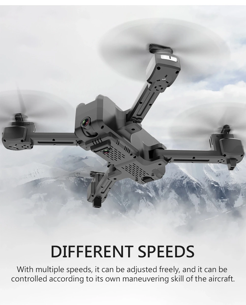 Новые Дроны с HD 4K двойной камерой Wifi регулируемая камера Дрон RC вертолет оптическое позиционирование потока слежения за мной режим квадрокоптера