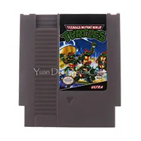Для nintendo 72 булавки 8 бит видеоигры картридж Консоли Карты английский язык США/ЕС универсальная версия - Цвет: Turtles