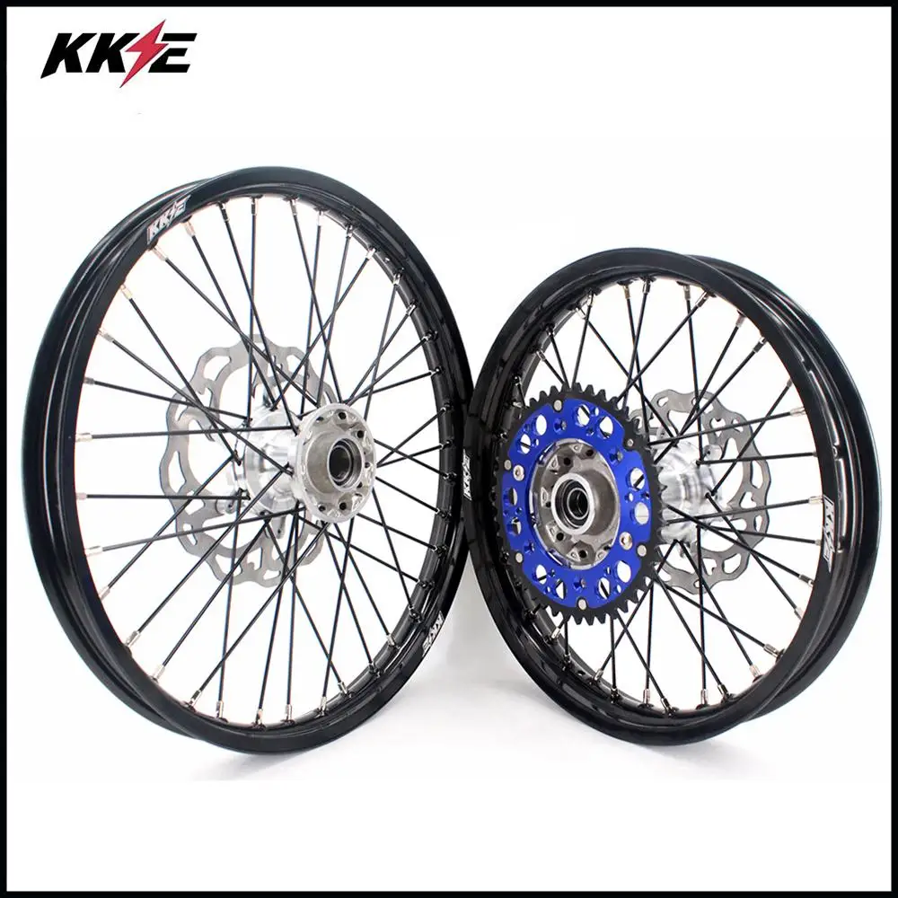 KKE 21/19 литья MX колеса Набор для KTM SX SXF XC XCW XCF 125 150 200 250 300 350 450 300 2003- диски Байк по бездорожью