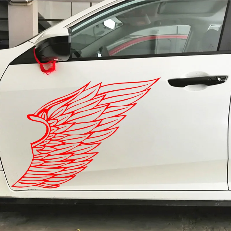 Cute wing Stickers For Cars Car Styling Car Window Bumper Truck Decal