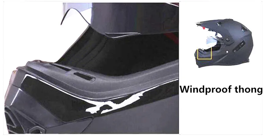 Tanie Kask moto rcycle z osłona przeciwsłoneczna atv road cross kask motocrossowy podwójny obiektyw off wyścigi drogowe moto kaski