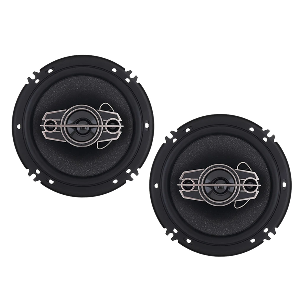 Pair Of 6.5 Inch 4 Way Car Coaxial Speaker Music Loudspeaker Easy Install