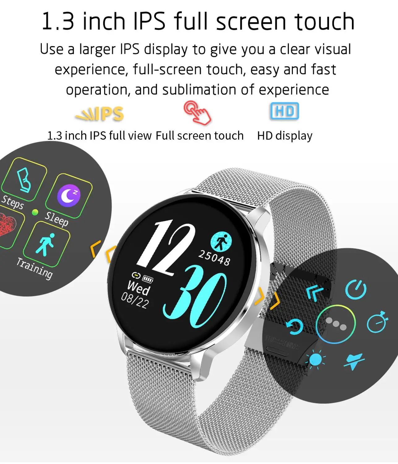 1," ips экран R5 Pro Для женщин умные часы встроенные 13-язык пользовательского интерфейса пользовательские циферблат Bluetooth Для мужчин Smartwatch для xiaomi телефон pk B57