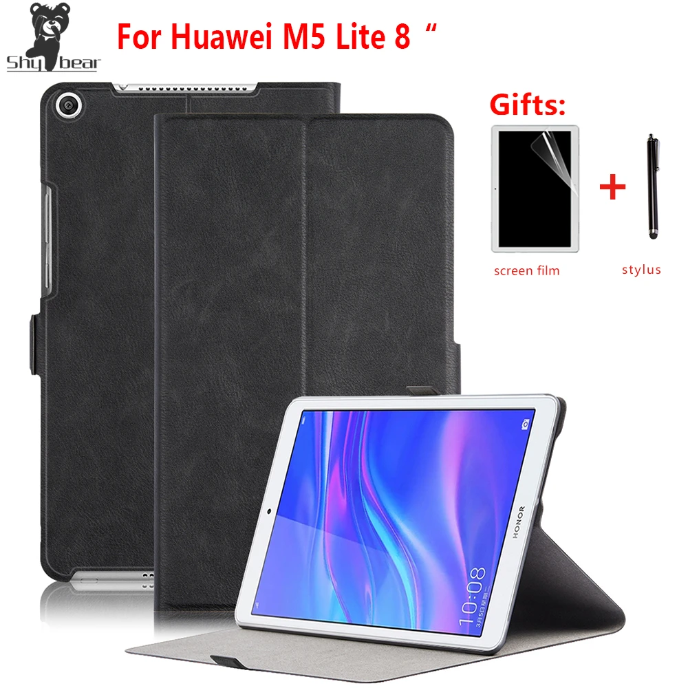 Stand Case for Huawei Mediapad M5 Lite 8.0 Cover for M5 Lite 8 inch JDN2  W09 JDN2 AL00 Tablet Funda PU Leather Capa|Tablets  e-Books Case| -  AliExpress