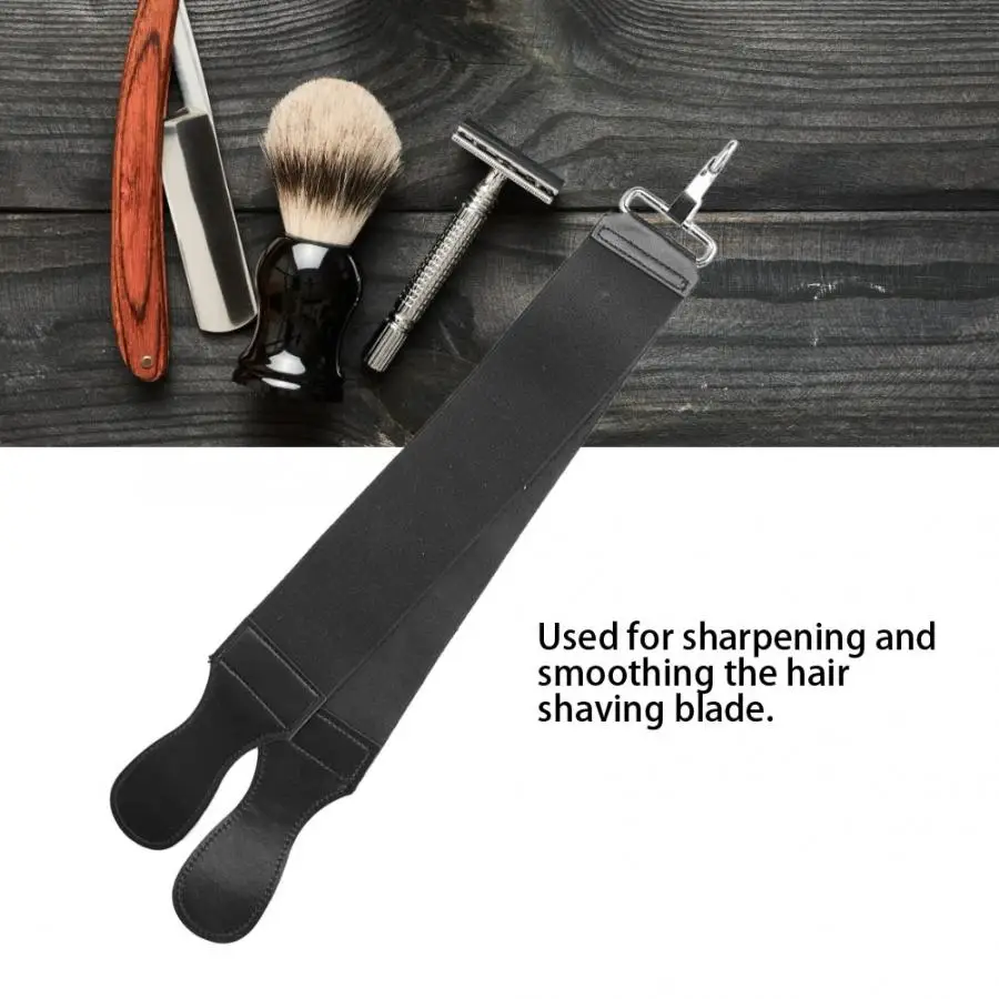 Double Sided Shaving Strop Belt Hair Shaving Blade Sharpening Belt for