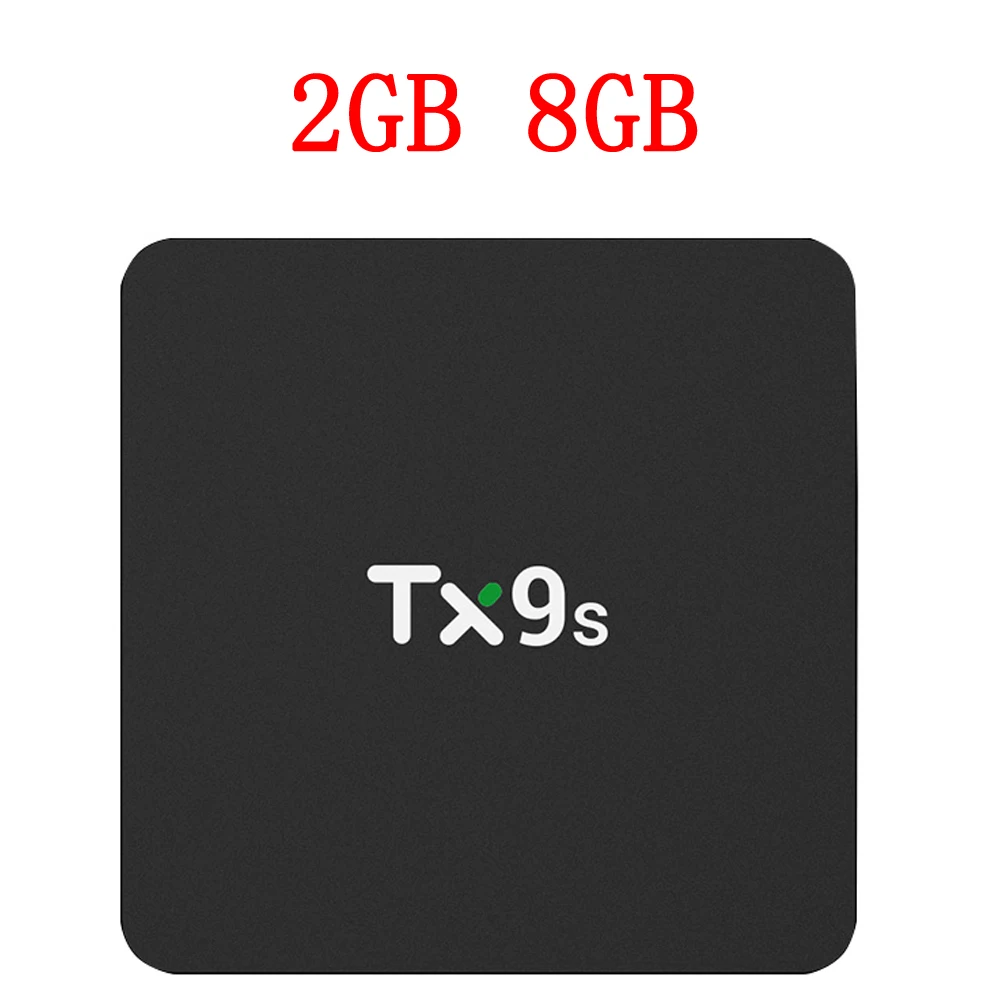2GB 8GB TX9S Smart Android 4k tv Box AmlogicS912 чип 2 ГБ 8 ГБ медиаплеер телеприставка с пультом дистанционного управления - Цвет: 2GB 8GB