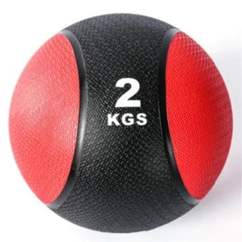 

2kg Rubber gravity ball fitness balls waist abdomen rehabilitation training medicine ball