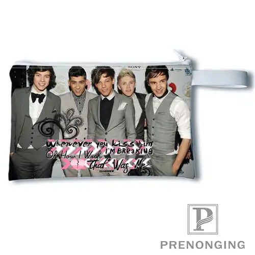 Пользовательский onedirection@ кошелек с рисунком, кошелек на молнии, нулевой кошелек, телефонные сумки для ключей, модный небольшой женский кошелёк#19-01-22-4-174