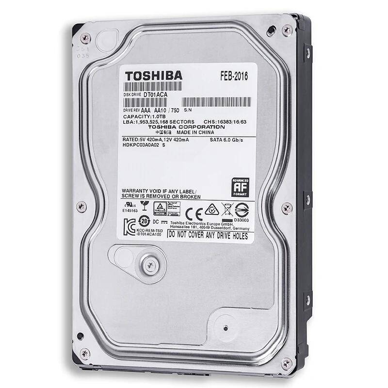 TOSHIBA HDD 1 ТБ ЖЕСТКИЙ ДИСК ВНУТРЕННИЙ HD жесткий диск размеры для возраста от 7200