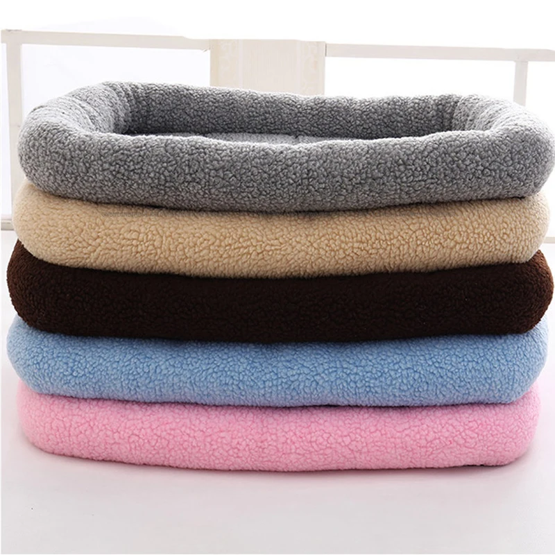 Овчина бархат питомник коврик для домашних животных зимний коврик для собак маленькие большие собаки кошки зимние принадлежности для животных теплое кошачье гнездо