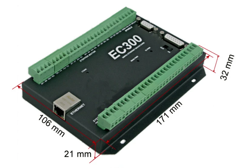 Mach3 Ethernet Управление карты EC300 фрезерный станок с ЧПУ 3/4/5/6 оси движения Управление карты коммутационная плата для DIY фрезерный станок с ЧПУ