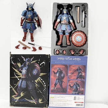 

18cm Star Wars The Force Awakens Samurai Captain America Action Figure Model Doll Gift