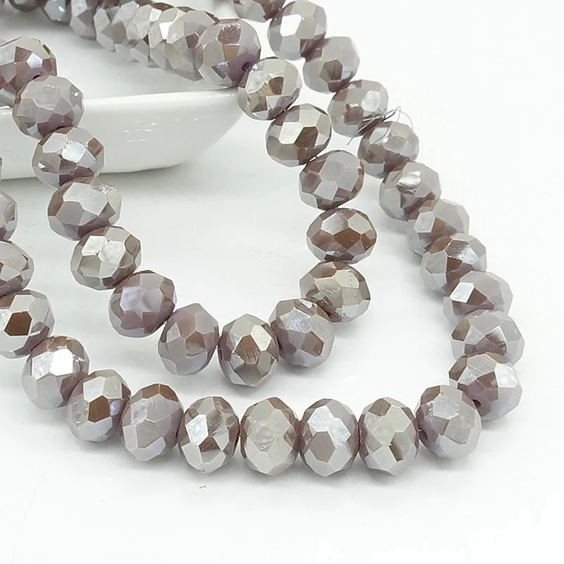 TTBEADS сверкающие AB 80 шт Круглые бусины cuentas de cristal facetadas para hacer joyas 8 мм - Цвет: 14