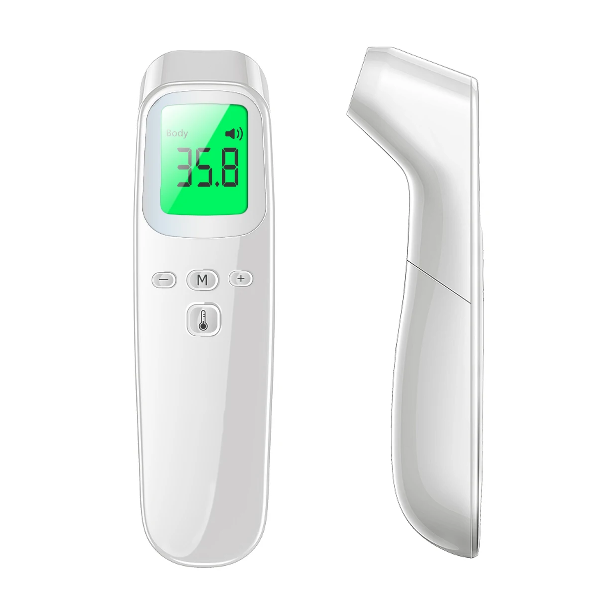 

Infrared Digital Baby Thermometer LCD Body Measurement Forehead Ear Non-Contact Adult Body Fever IR Children Thermometer