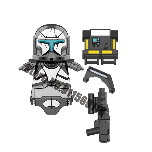 DISNEY Republic Commando Clone 501st Troopers Building Blocks Force 99 Scorch RC-1138 Sev Crosshair Wrecker Bricks Figures Toys D-XP379