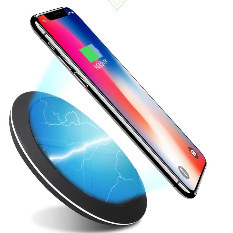 

10W Qi Wireless Charger For Samsung S10 S9 S8 Note 9 Fast Wireless Charging Dock For iPhone XS MAX XR X 8 Plus USB Charger
